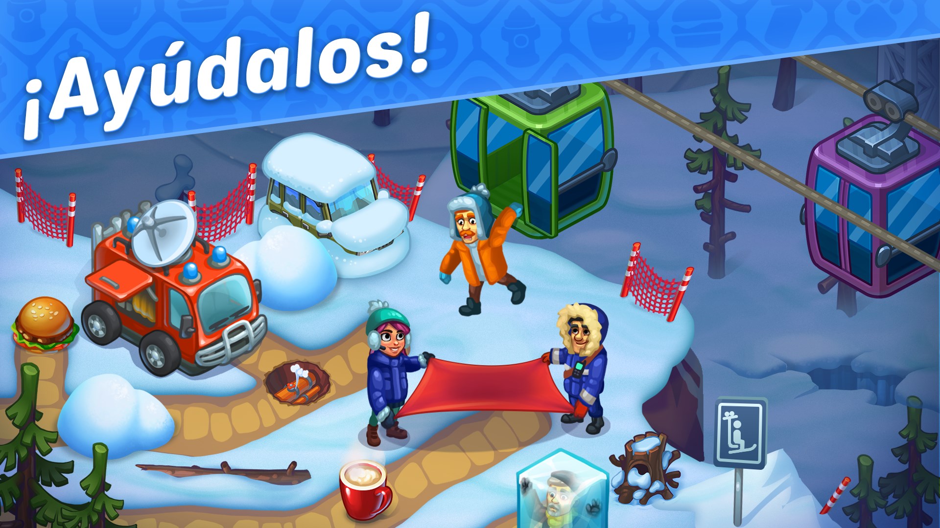 Captura de pantalla de Rescue Dash Time Management Game