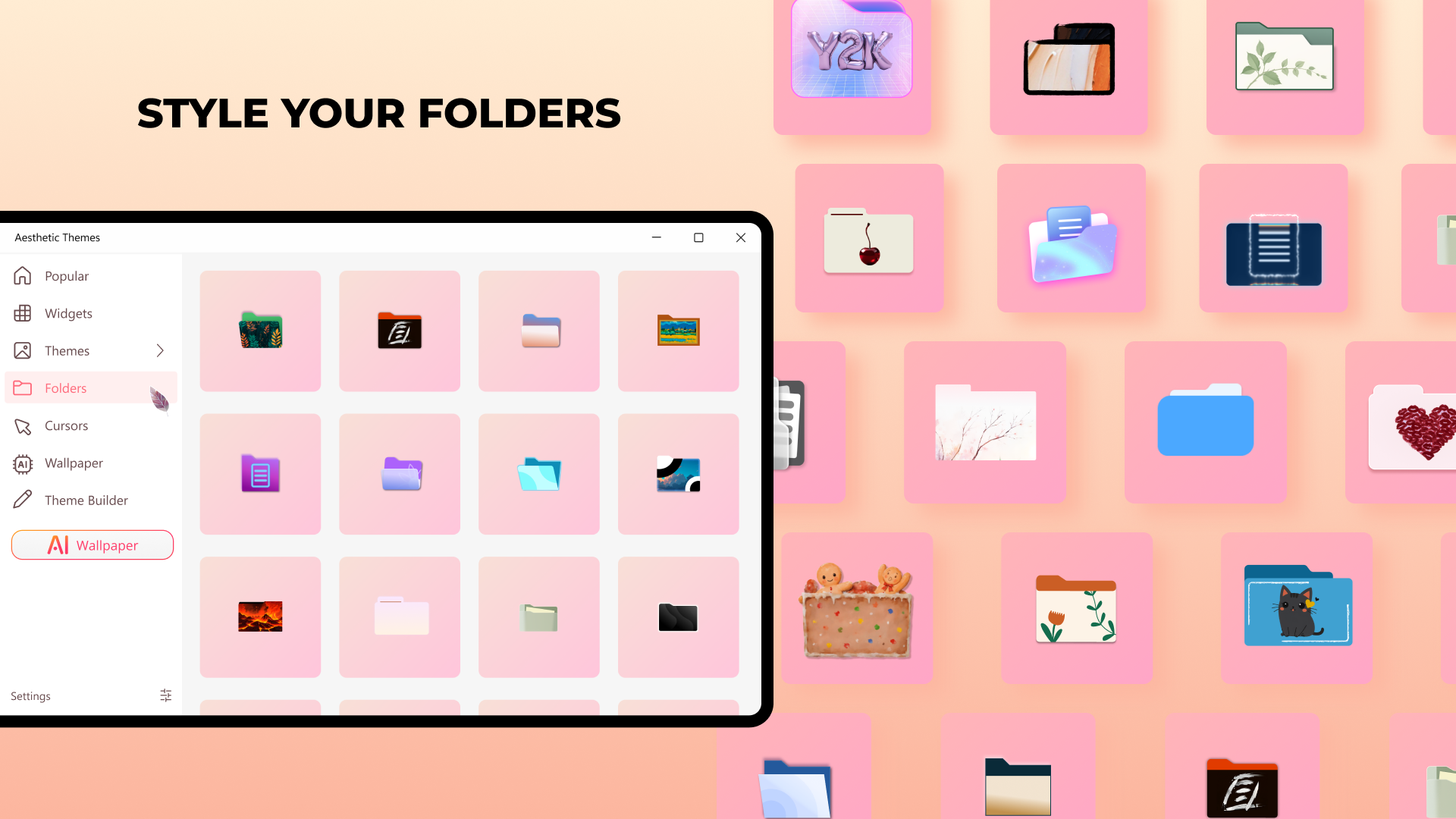 Aesthetic Themes - Desktop Customization screenshot