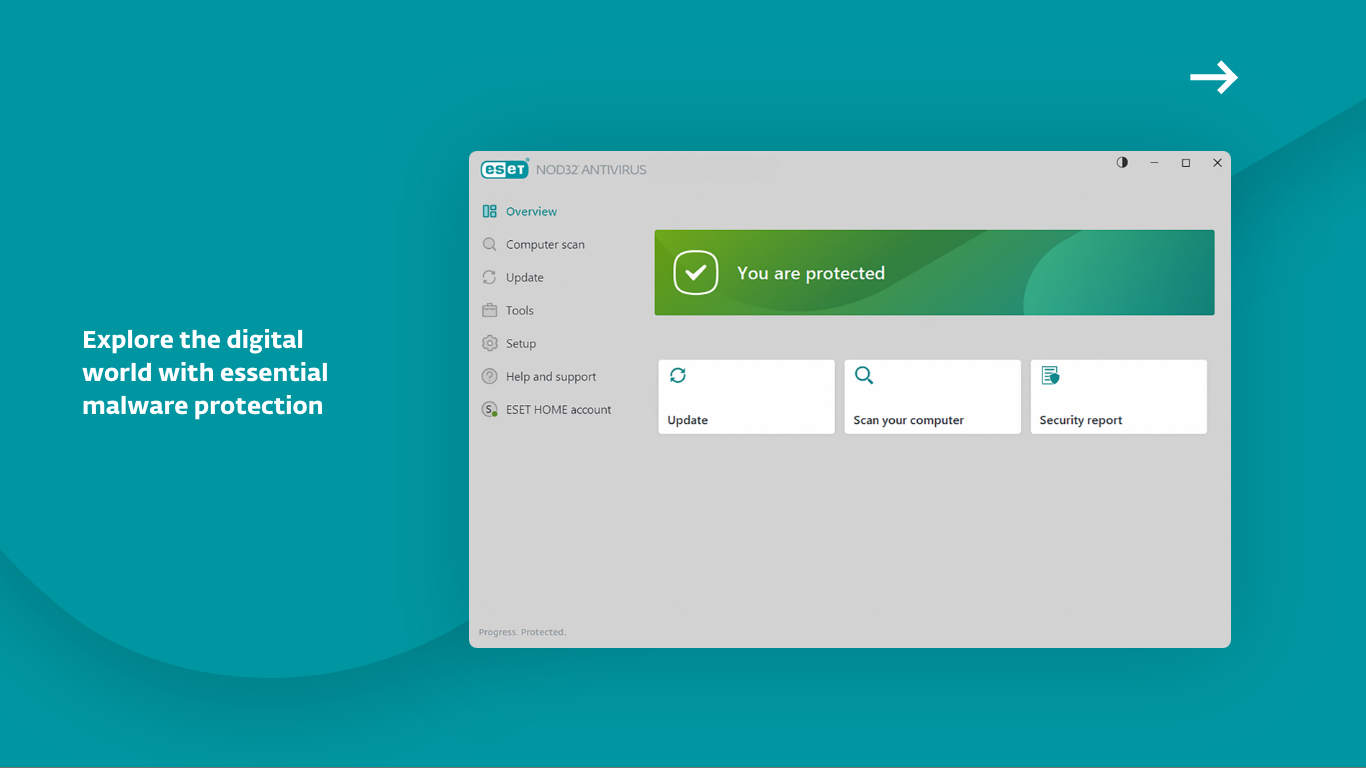 ESET NOD32 Antivirus Screenshot