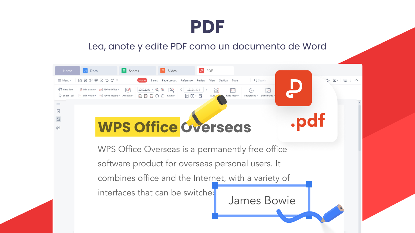 Captura de pantalla de WPS Office Suite - PDF, Docs, Spreadsheet, Slide View & Edit