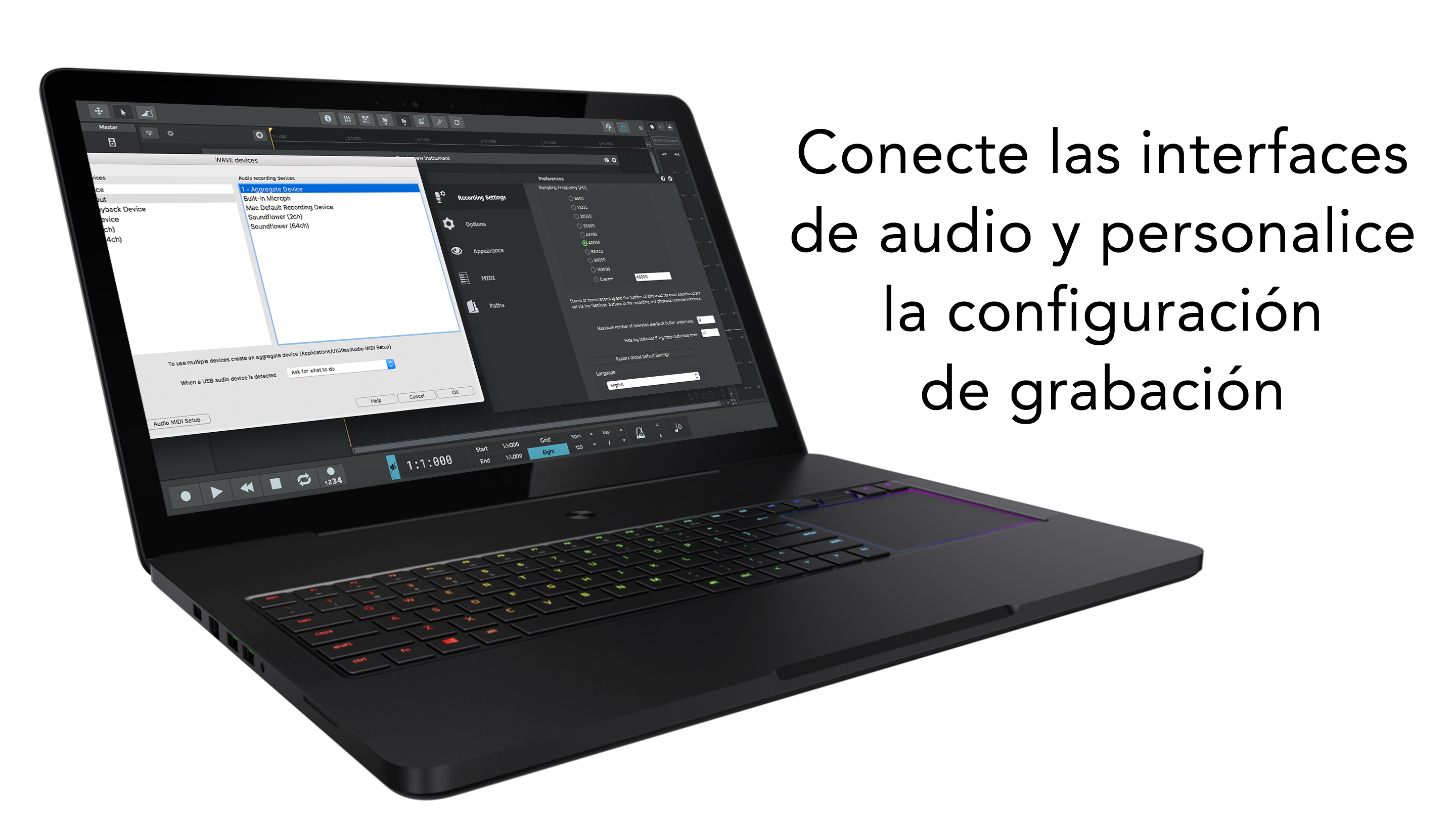 Captura de pantalla de n-Track Studio