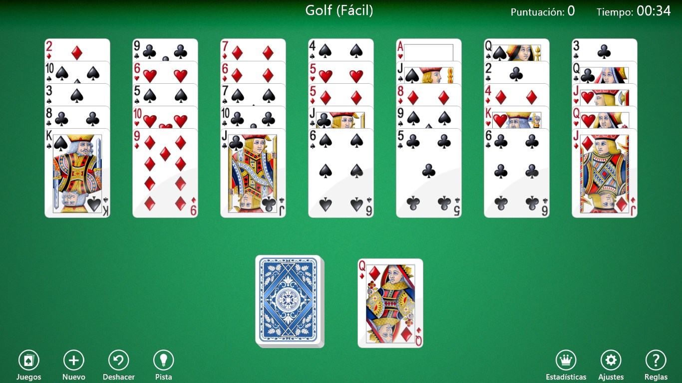 Captura de pantalla de Solitarios Cartas