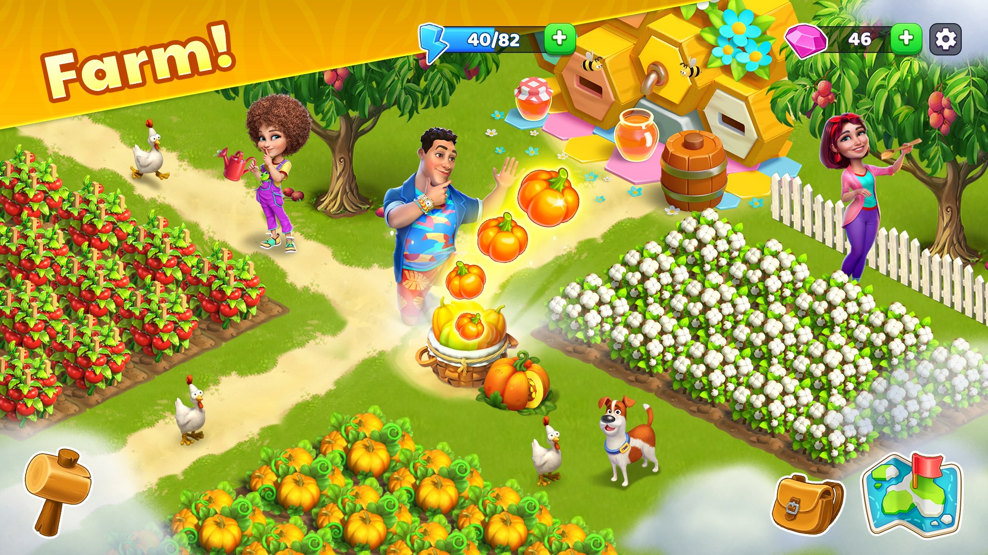 Bermuda Adventures: Farm Games screenshot
