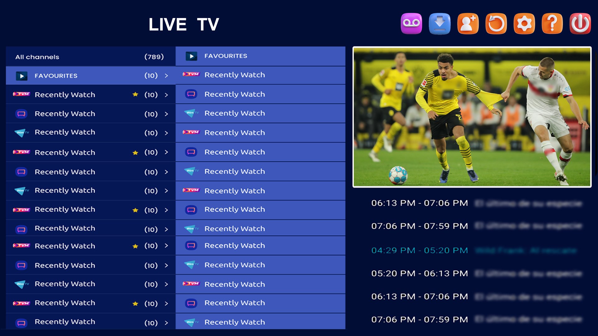 IPTV Smarter Pro: LIVE FERNSEHEN Screenshot