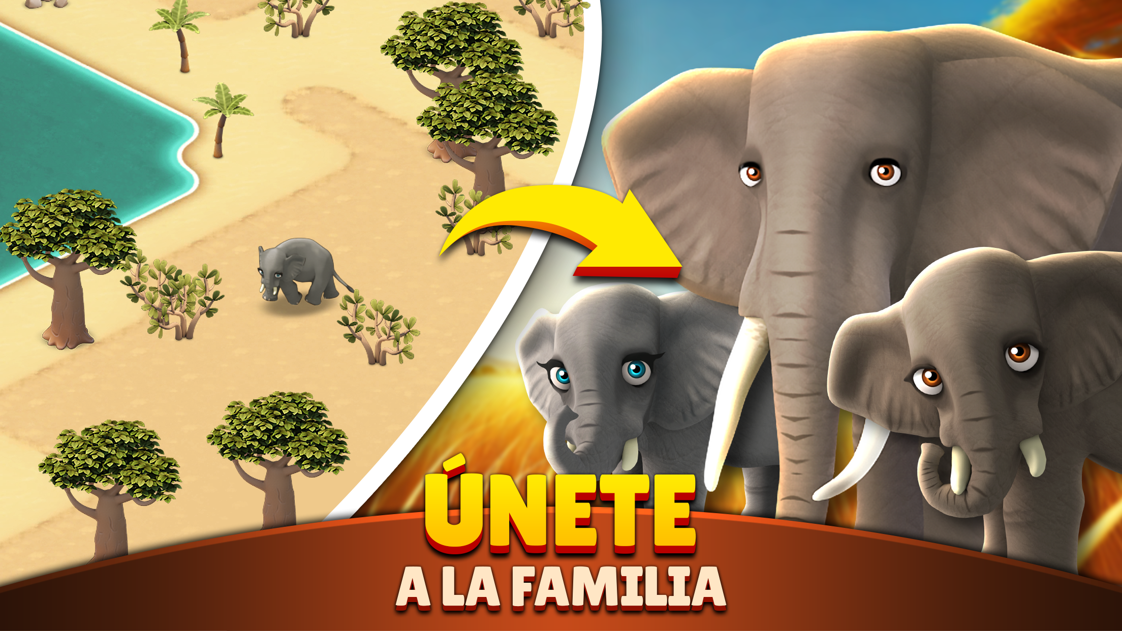 Captura de pantalla de Zoo Life: Animal Park Game