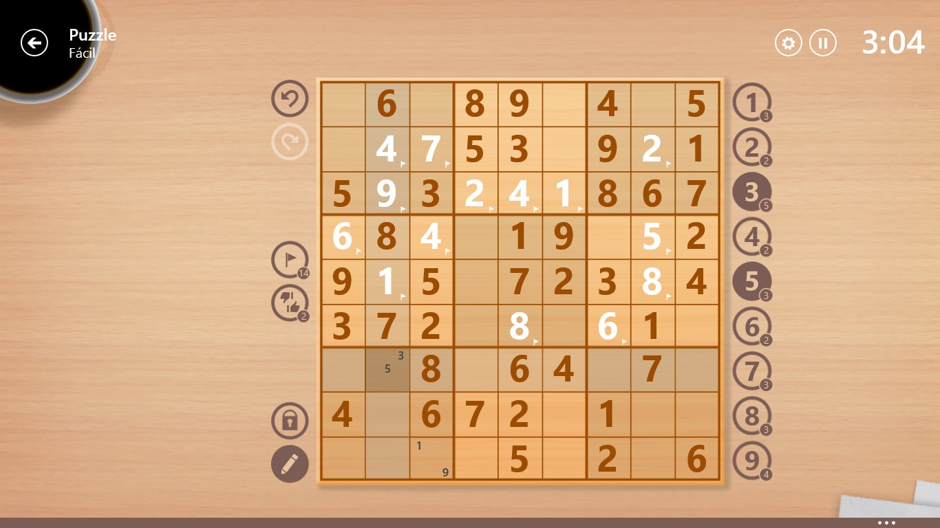 Captura de pantalla de Sudoku Free