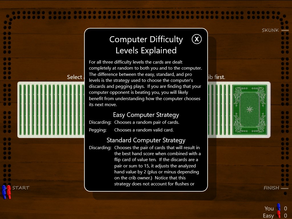 Captura de pantalla de Cribbage Classic