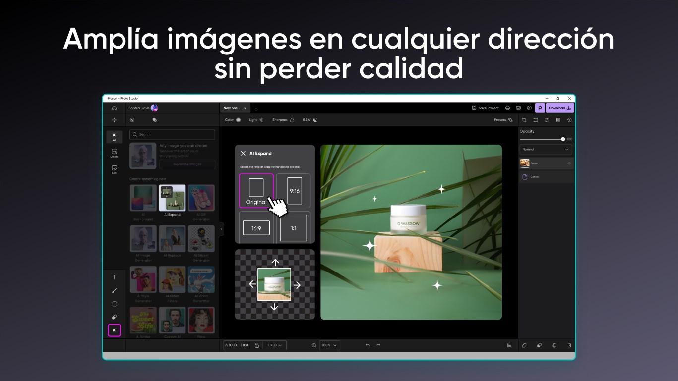 Captura de pantalla de Picsart AI Photo Editor