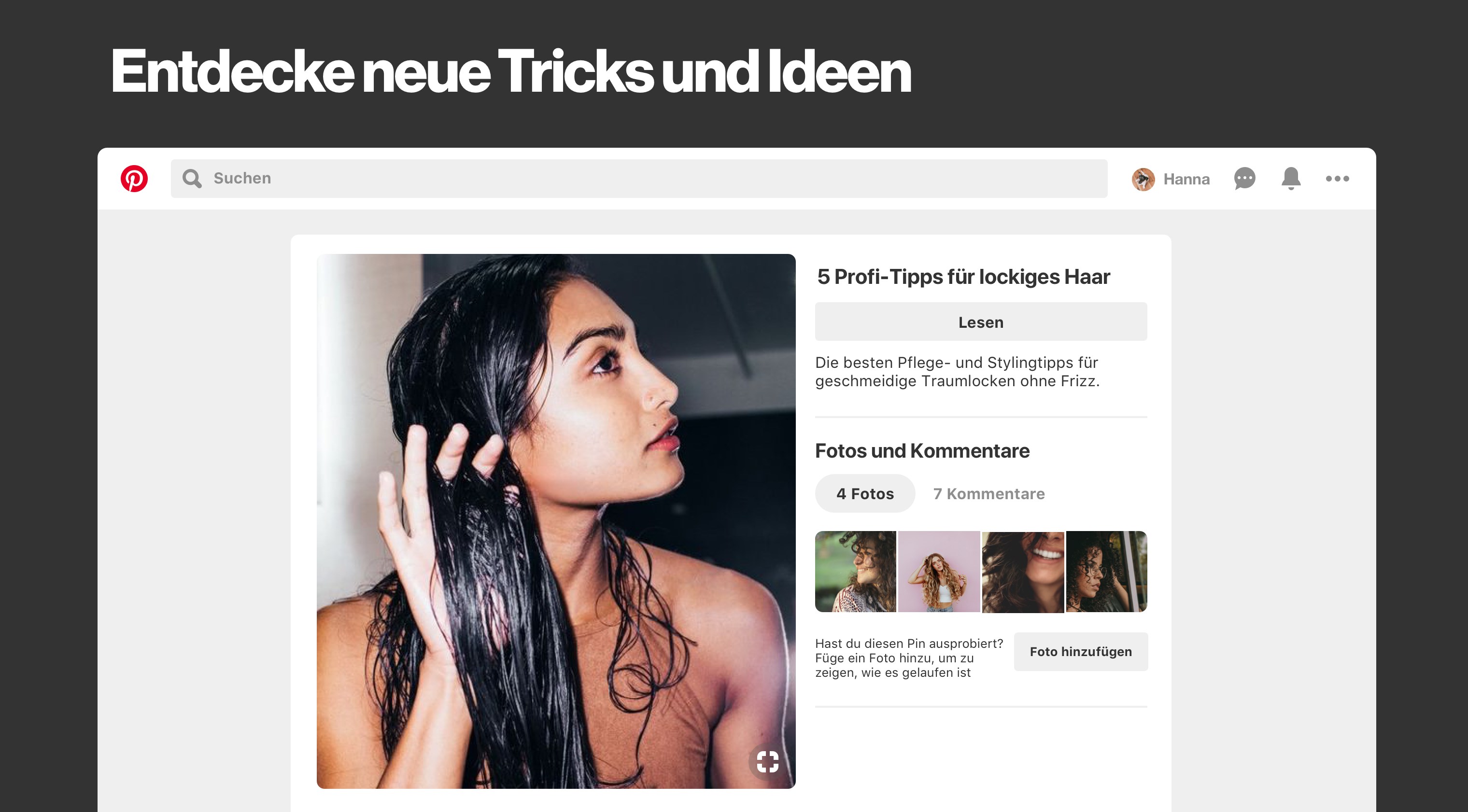 Pinterest Screenshot