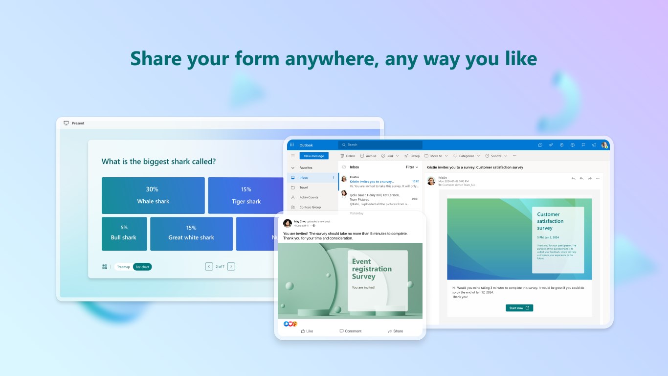 Captura de pantalla de Microsoft Forms