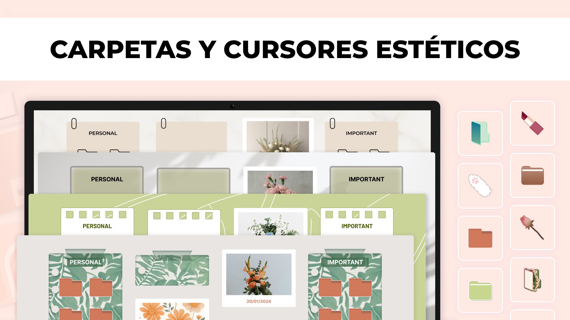Captura de pantalla de Escritorio Personalizado: Temas, Fondos de Pantalla y Carpetas