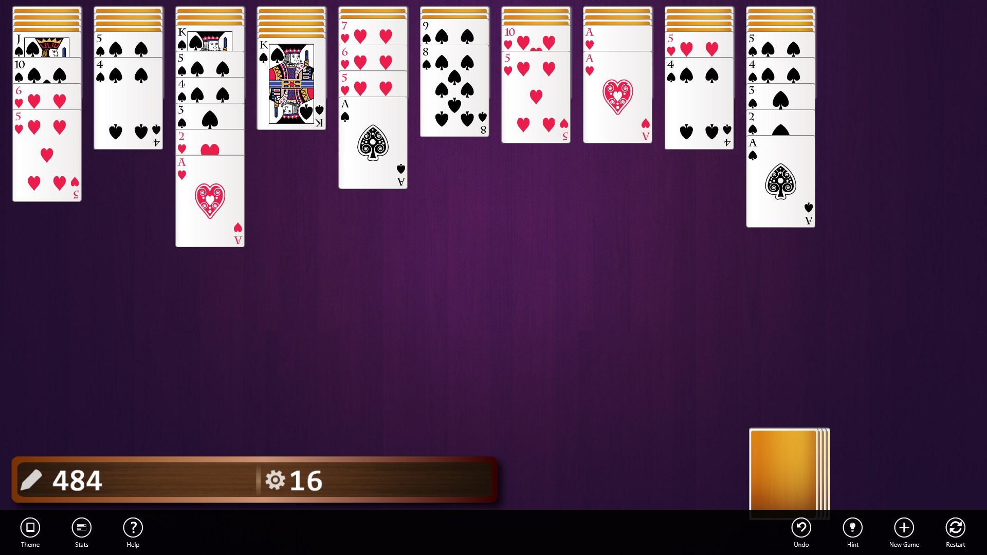 Captura de pantalla de 3rd Floor Spider Solitaire
