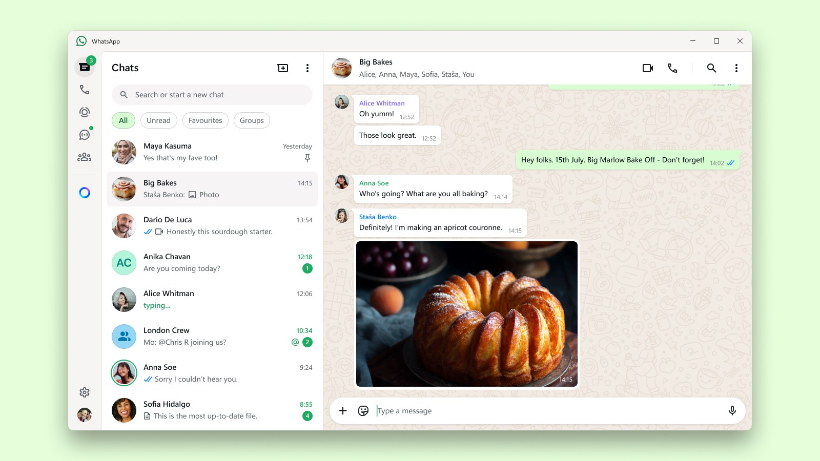 WhatsApp screenshot