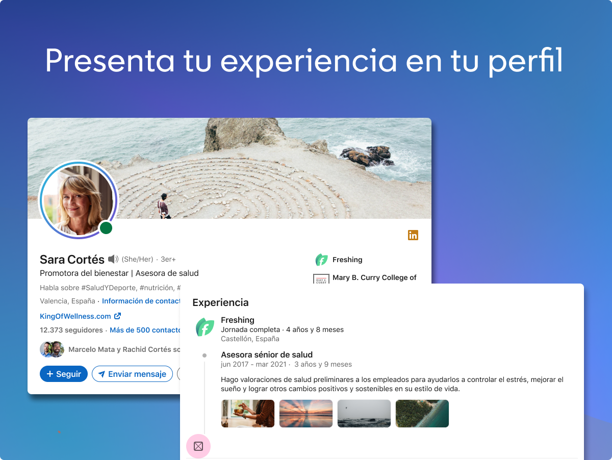 Captura de pantalla de LinkedIn