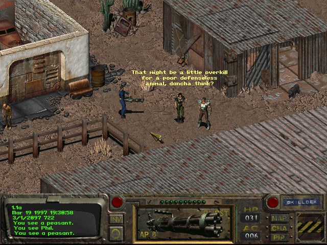 Captura de pantalla de Fallout