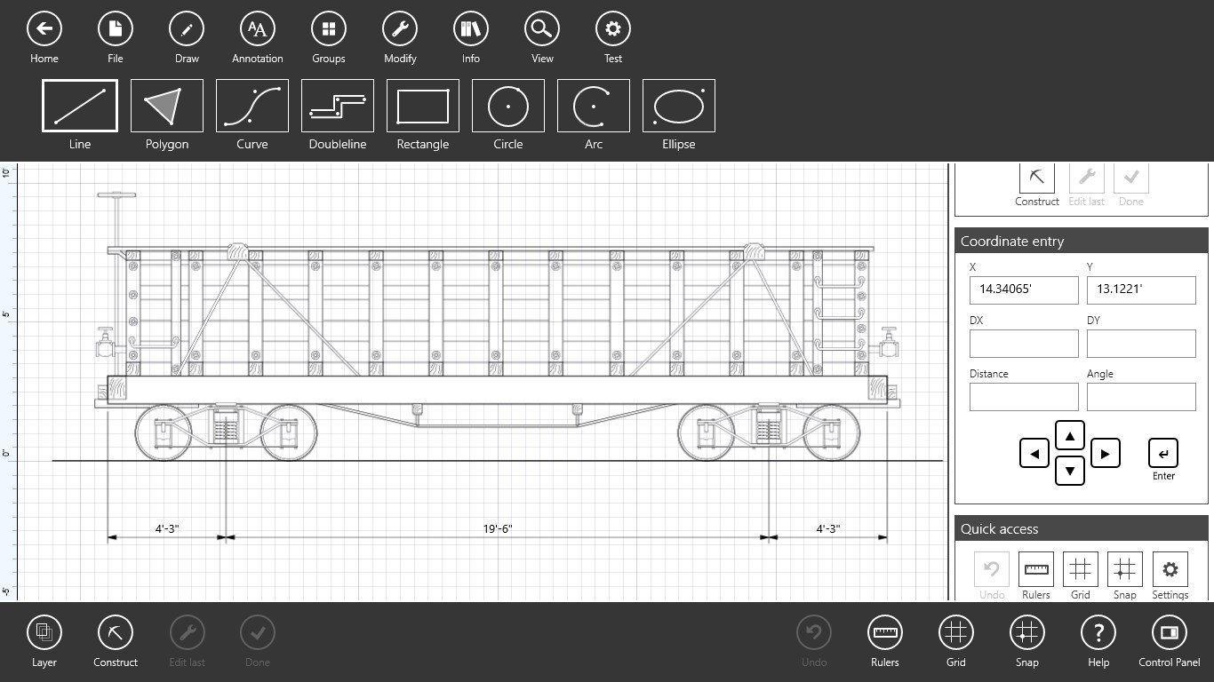 Back to the Drawing Board - 2D CAD Screenshot