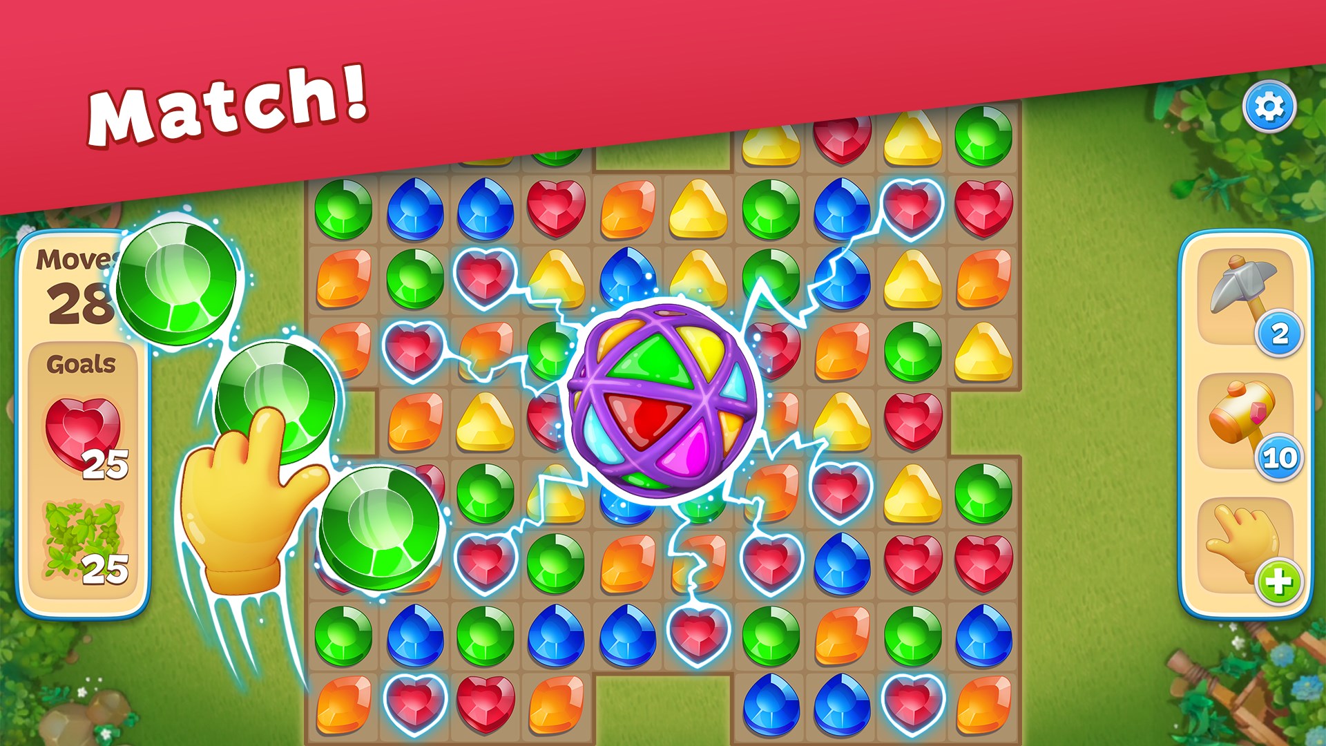 Gem Valley: Match 3 Puzzle screenshot