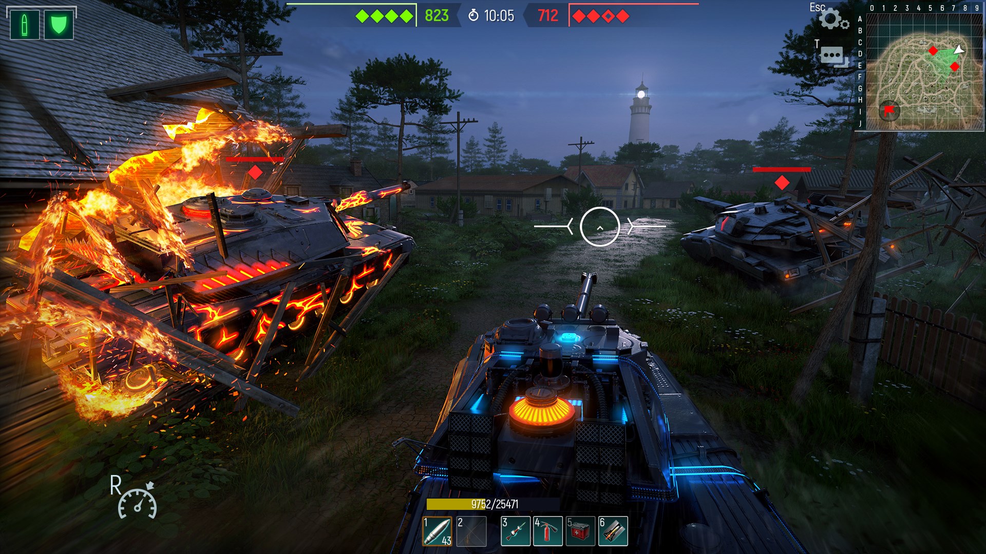 Tank Force: Panzerkriegsspiel auf modernen Panzern Screenshot