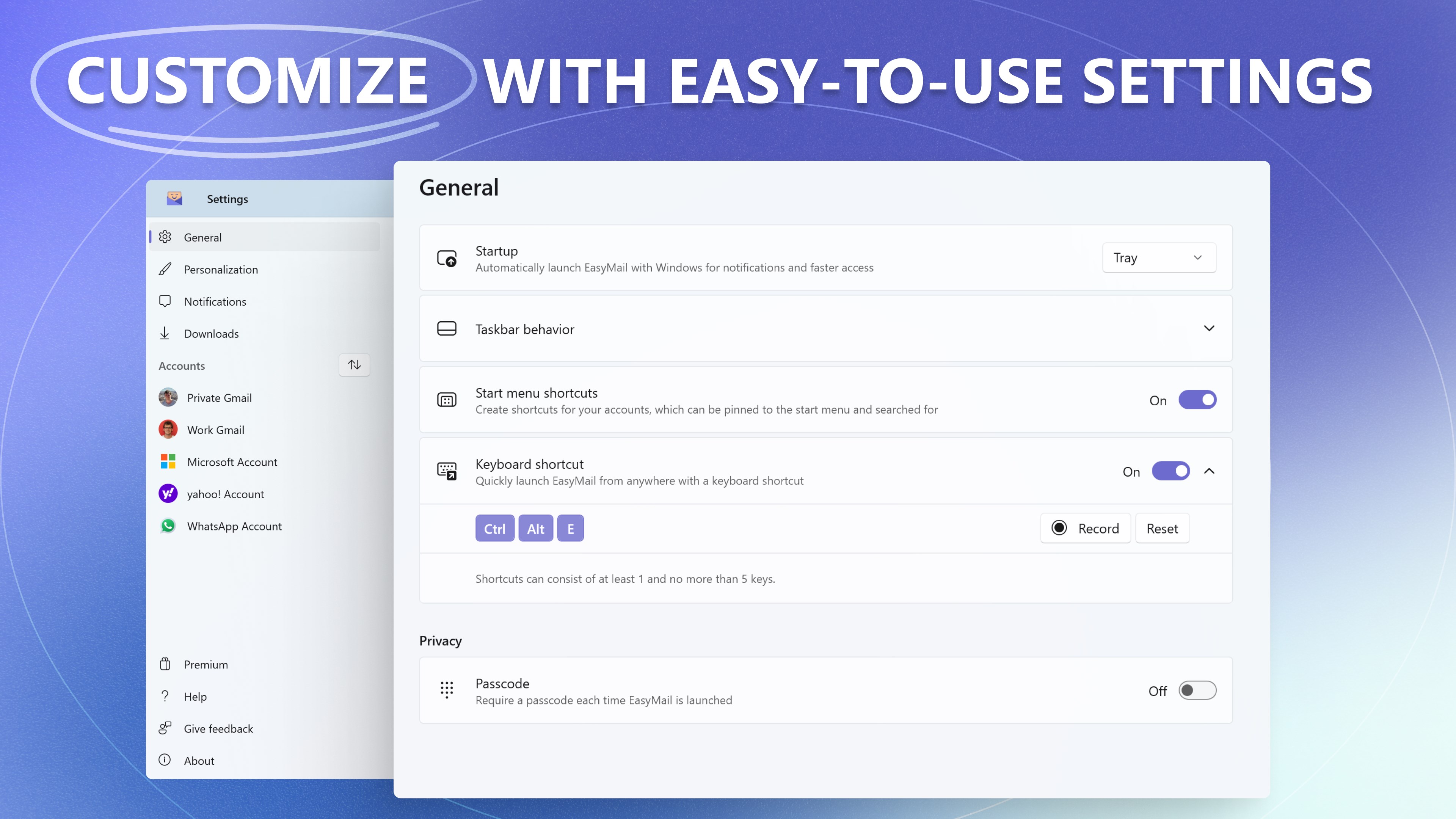 Easy Mail - Email & Messaging and more Screenshot