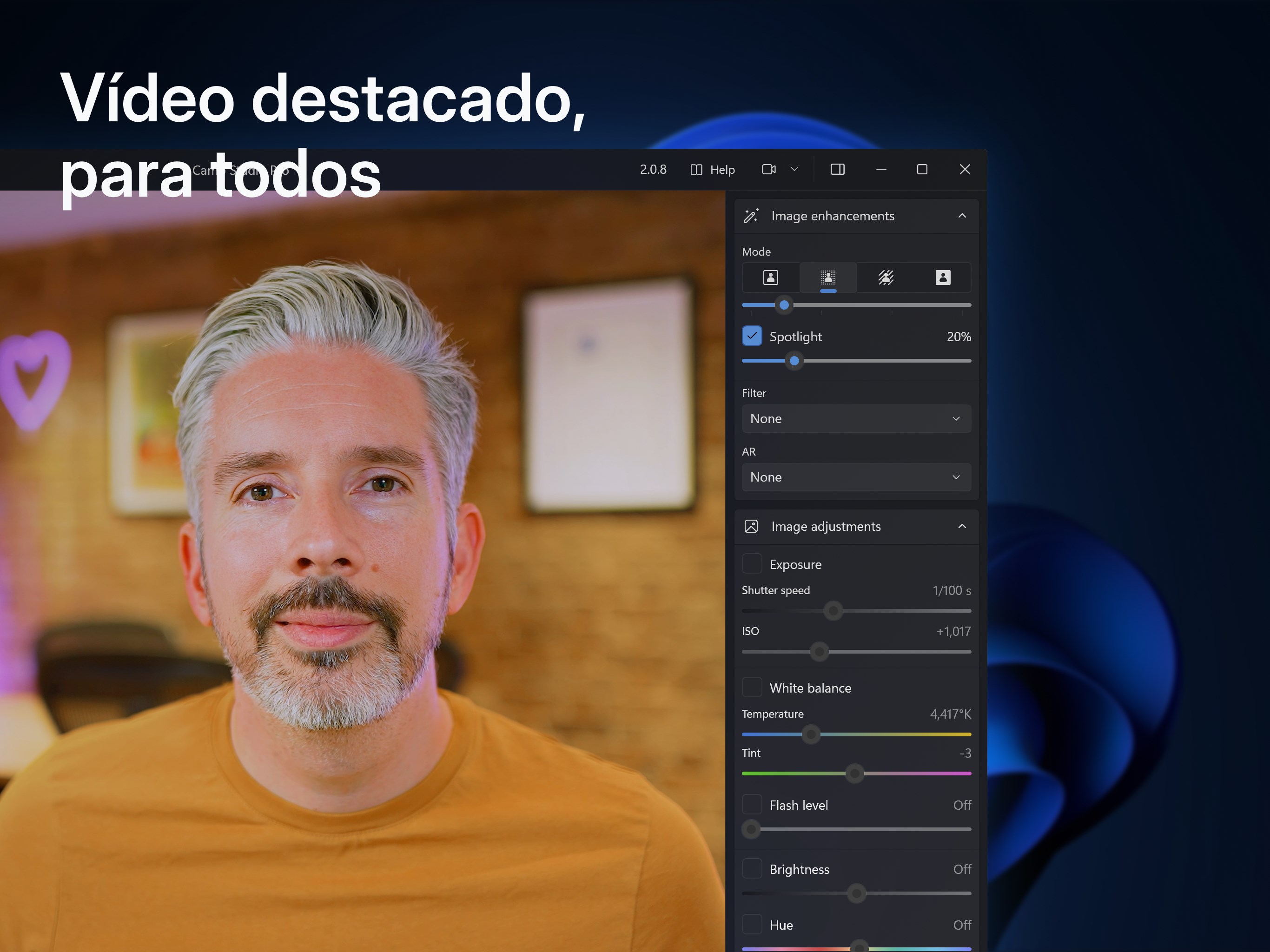Captura de pantalla de Camo Studio
