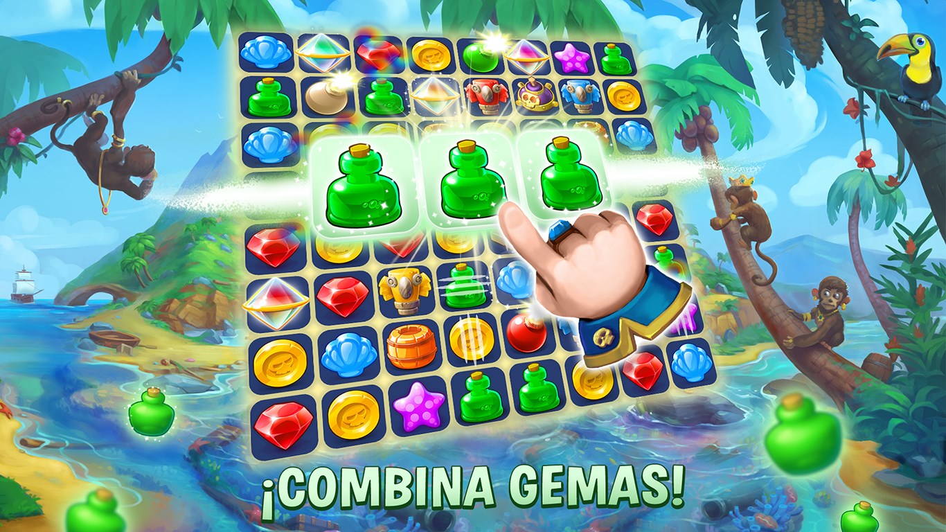 Captura de pantalla de Pirates & Pearls: Combina, construye y diseña