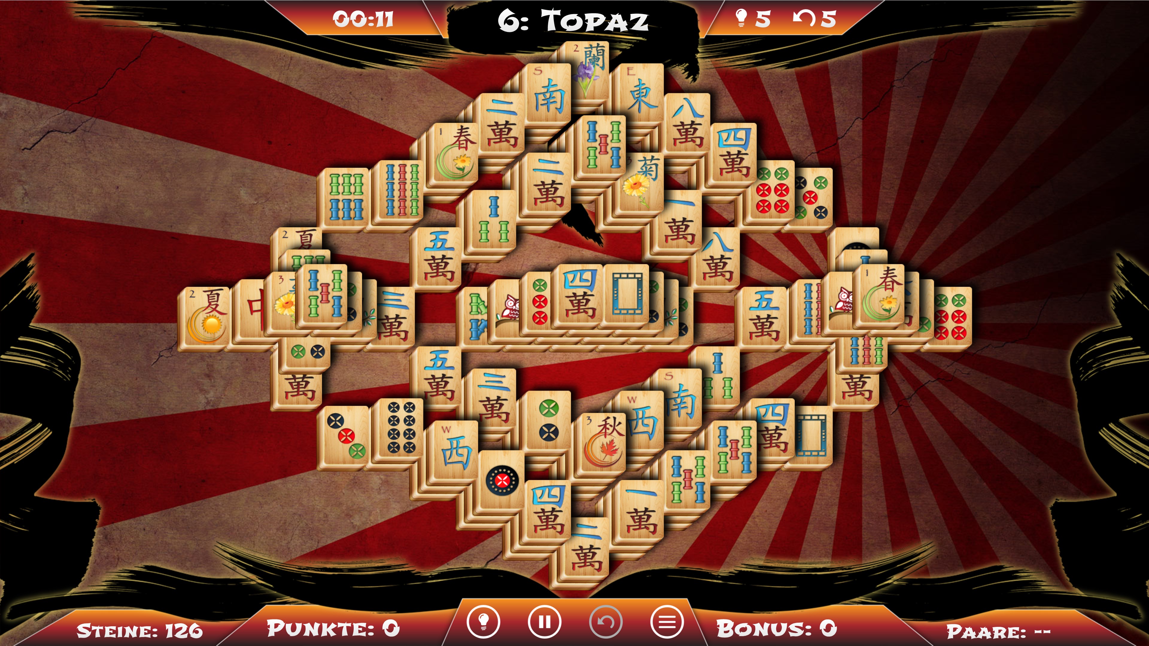 Mahjong Solitaire Screenshot
