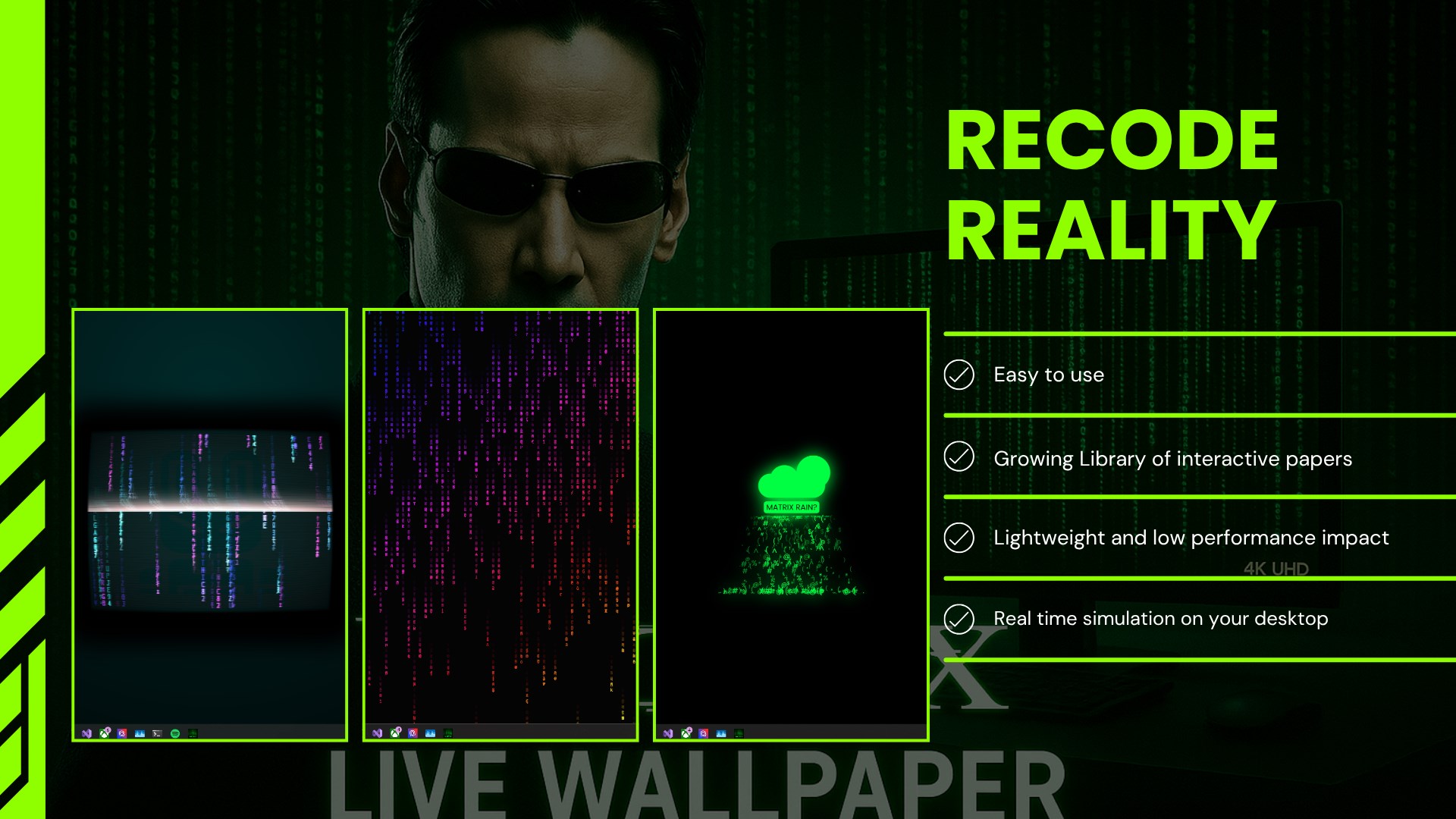 The Matrix Live Wallpaper screenshot