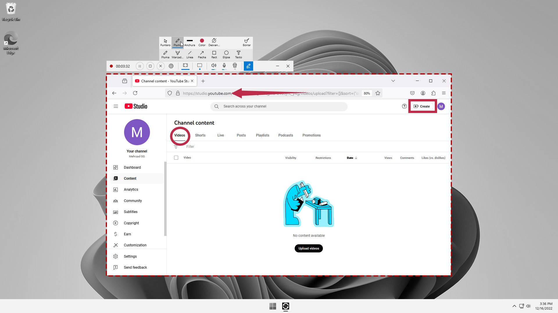 Captura de pantalla de Screenbits - Screen Recorder (Grabador de pantalla)
