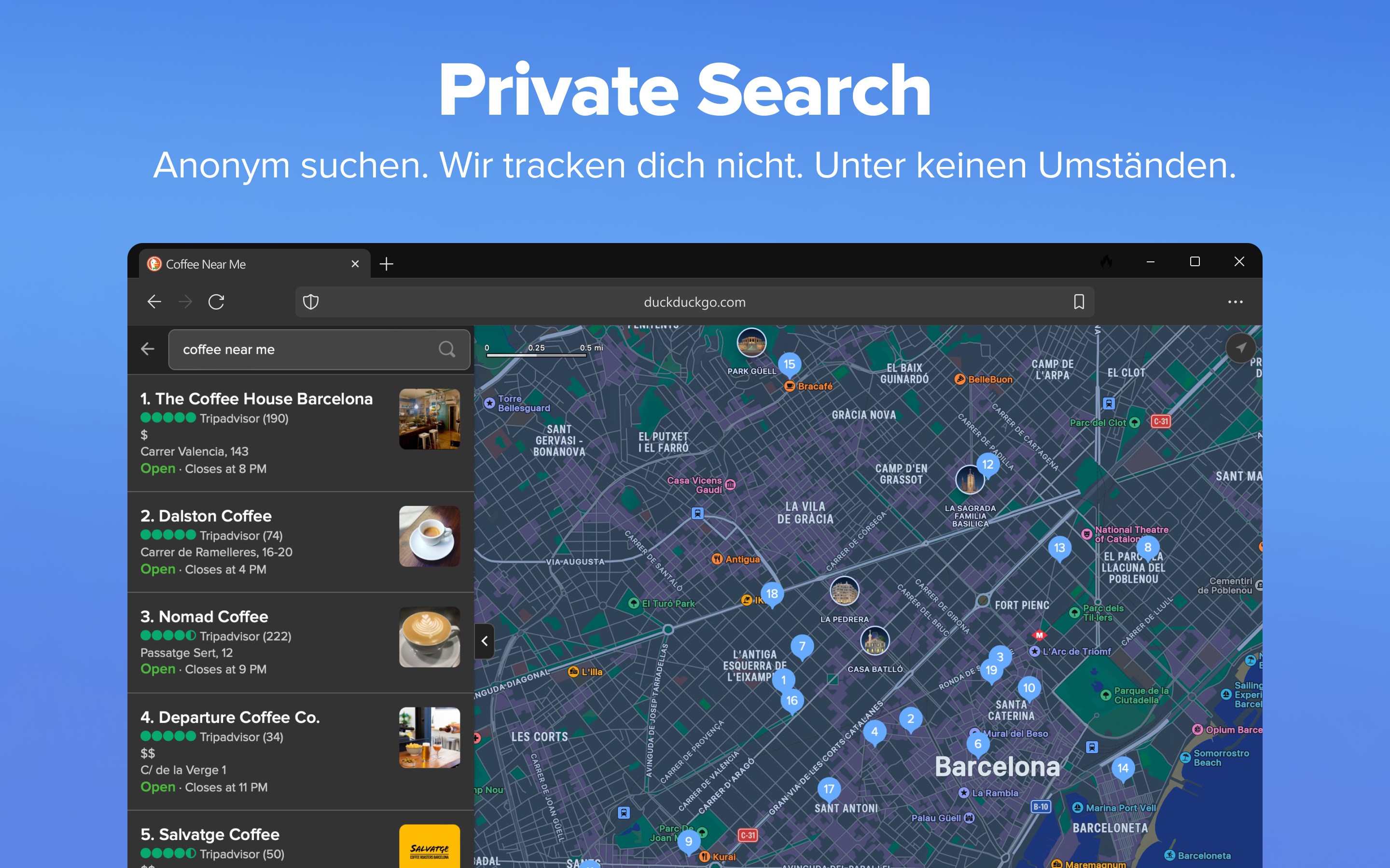 DuckDuckGo, Duck.ai (optional) Screenshot