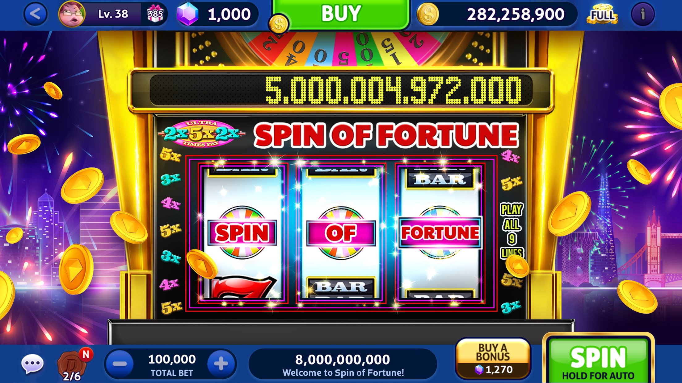 Captura de pantalla de Cash Billionaire Casino - Slot Machine Games
