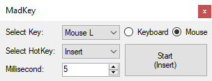 MadKey - (Key Presser/Auto Clicker) Screenshot