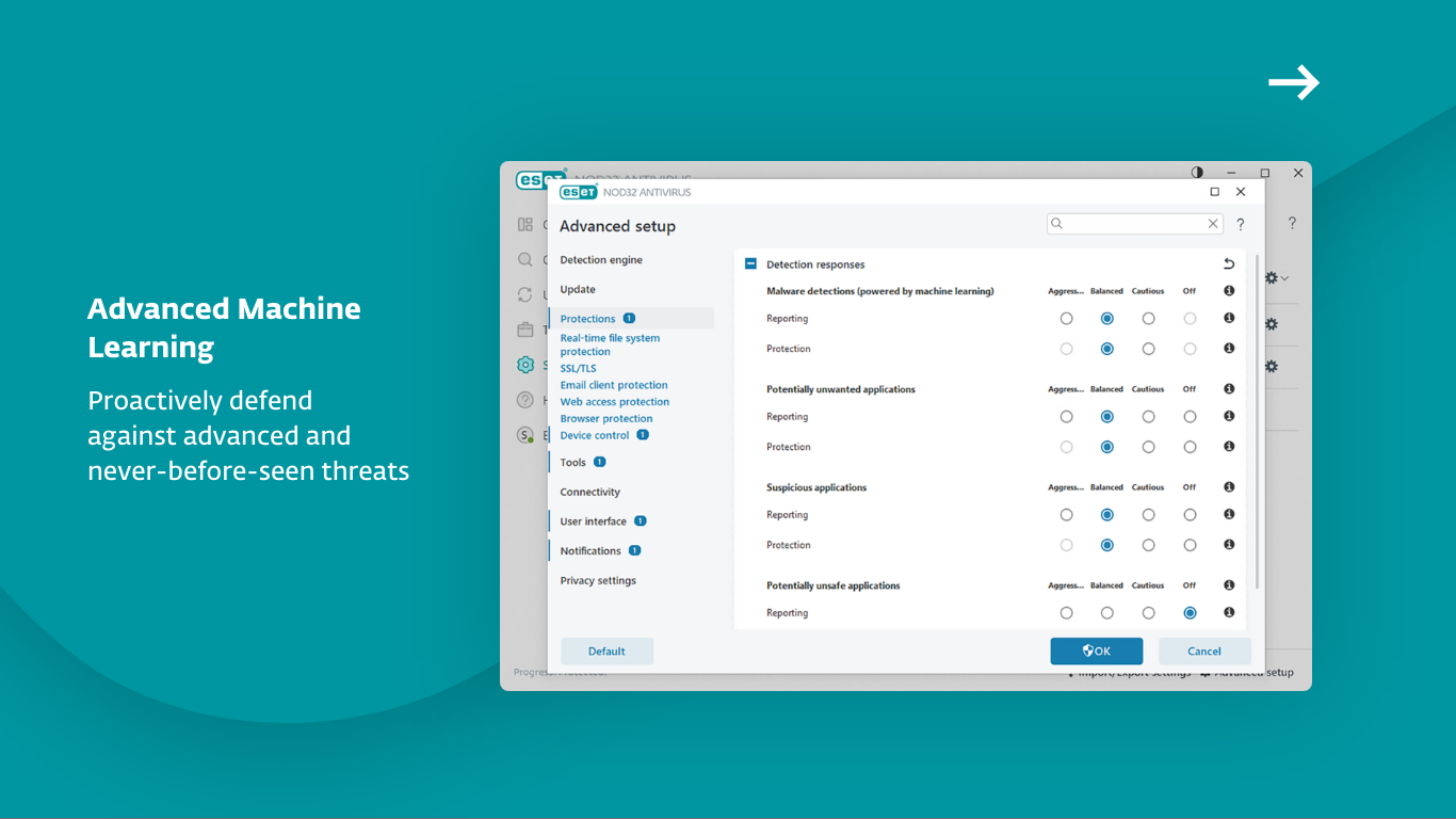 ESET NOD32 Antivirus Screenshot