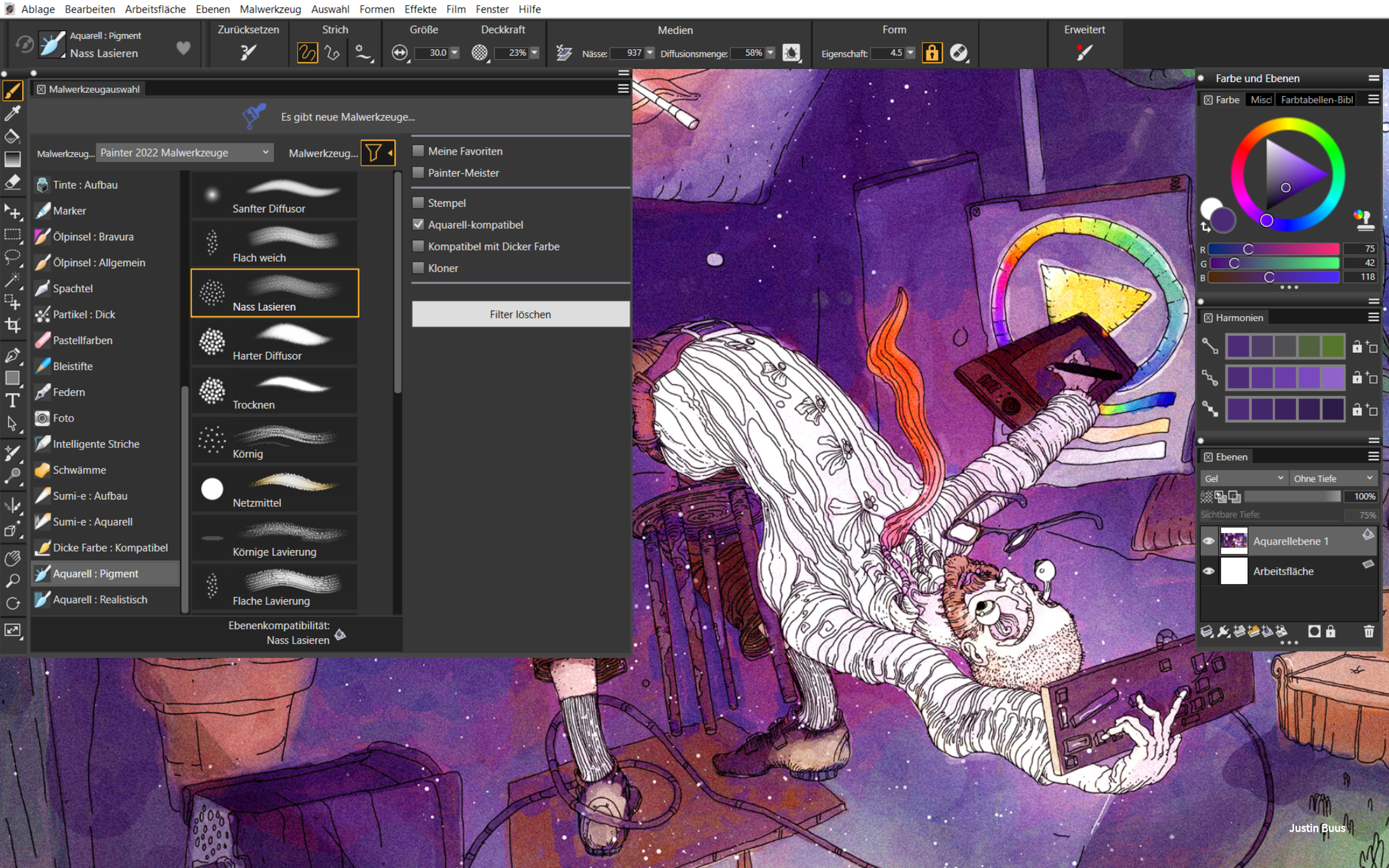 Corel Painter Screenshot