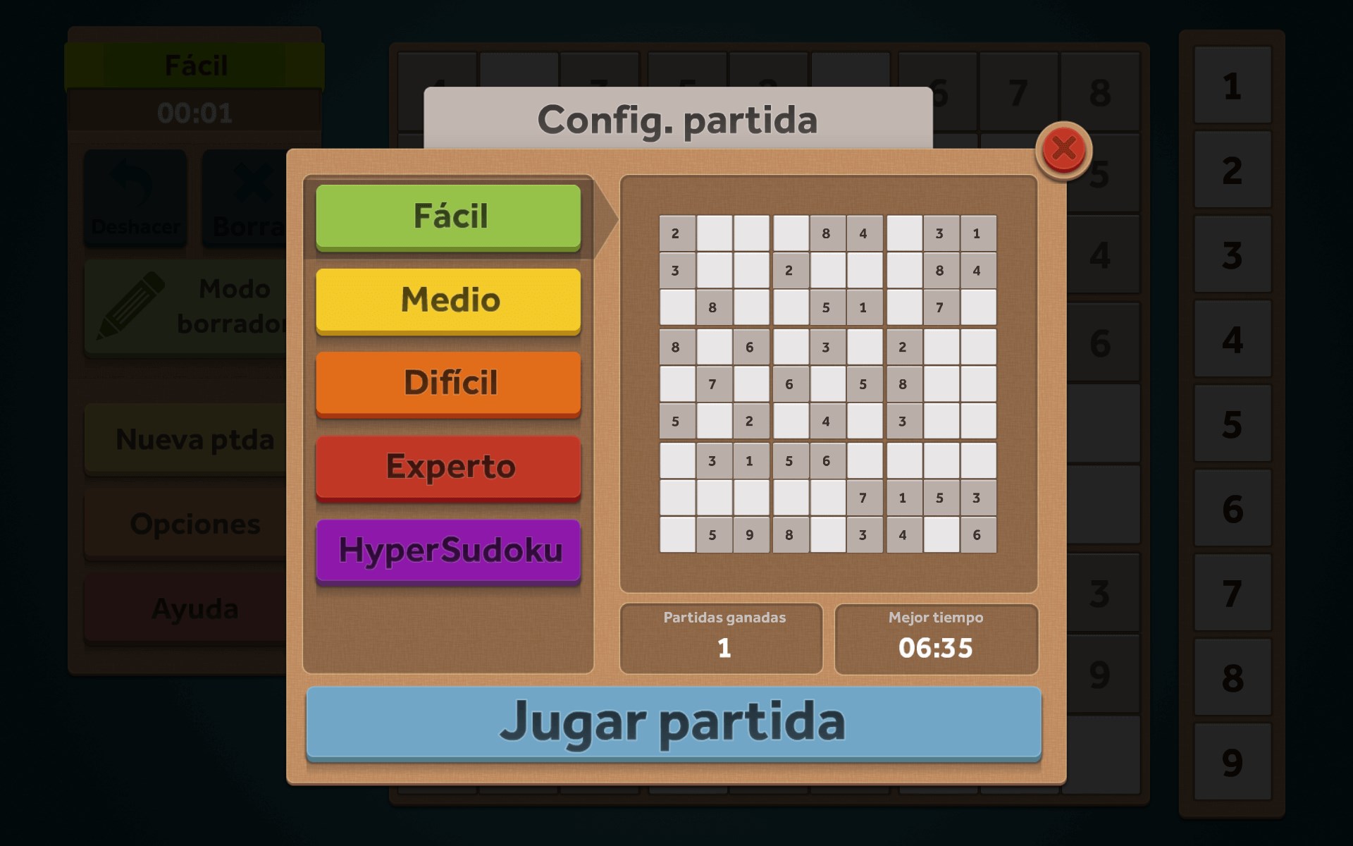 Captura de pantalla de Sudoku: Clásico