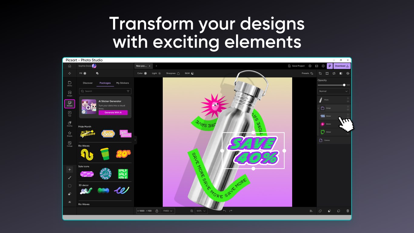 Picsart AI Photo Editor screenshot