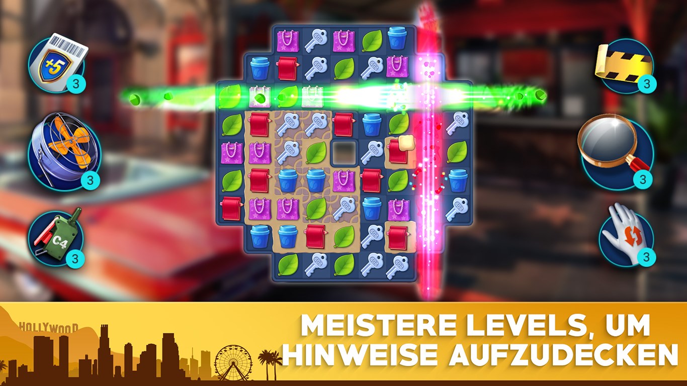 Crime Mysteries®: Finde versteckte Objekte & 3-Gewinnt-Rätsel Screenshot