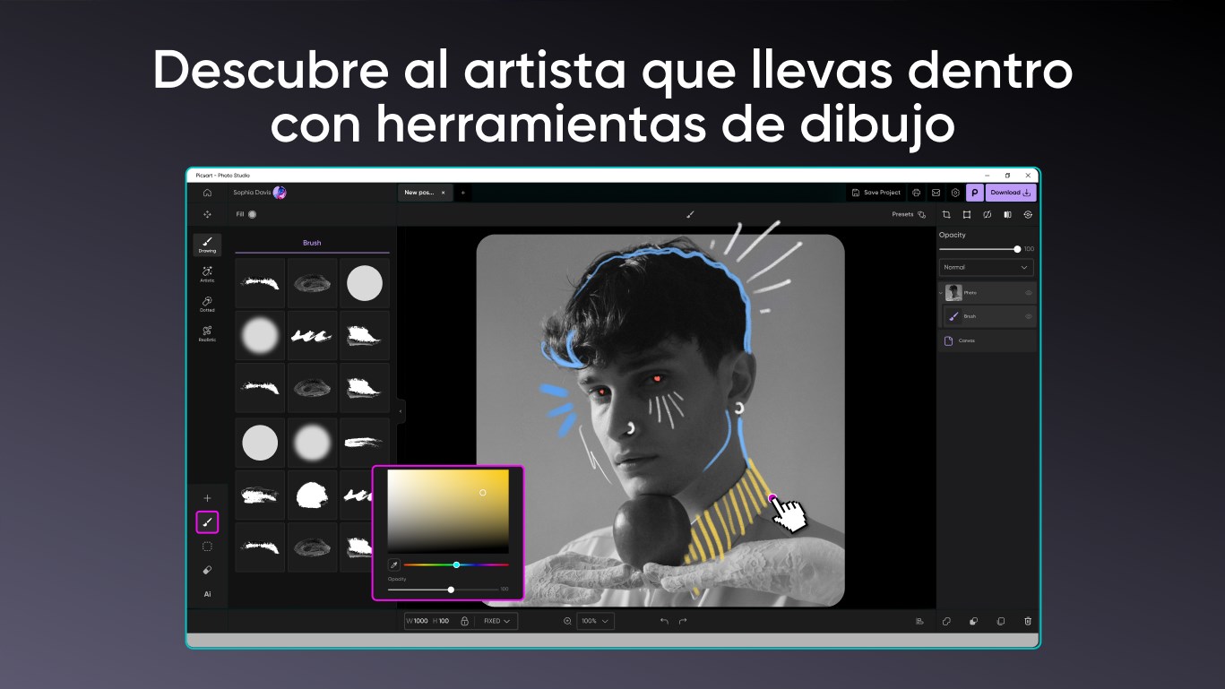 Captura de pantalla de Picsart AI Photo Editor