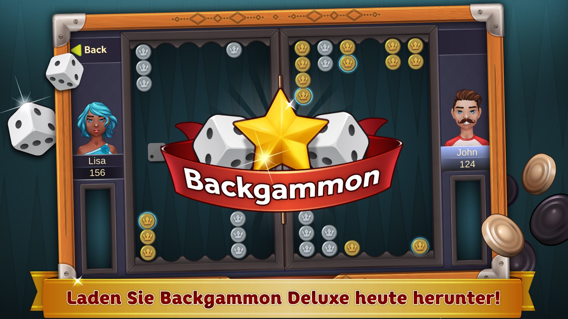 Backgammon Deluxe Screenshot