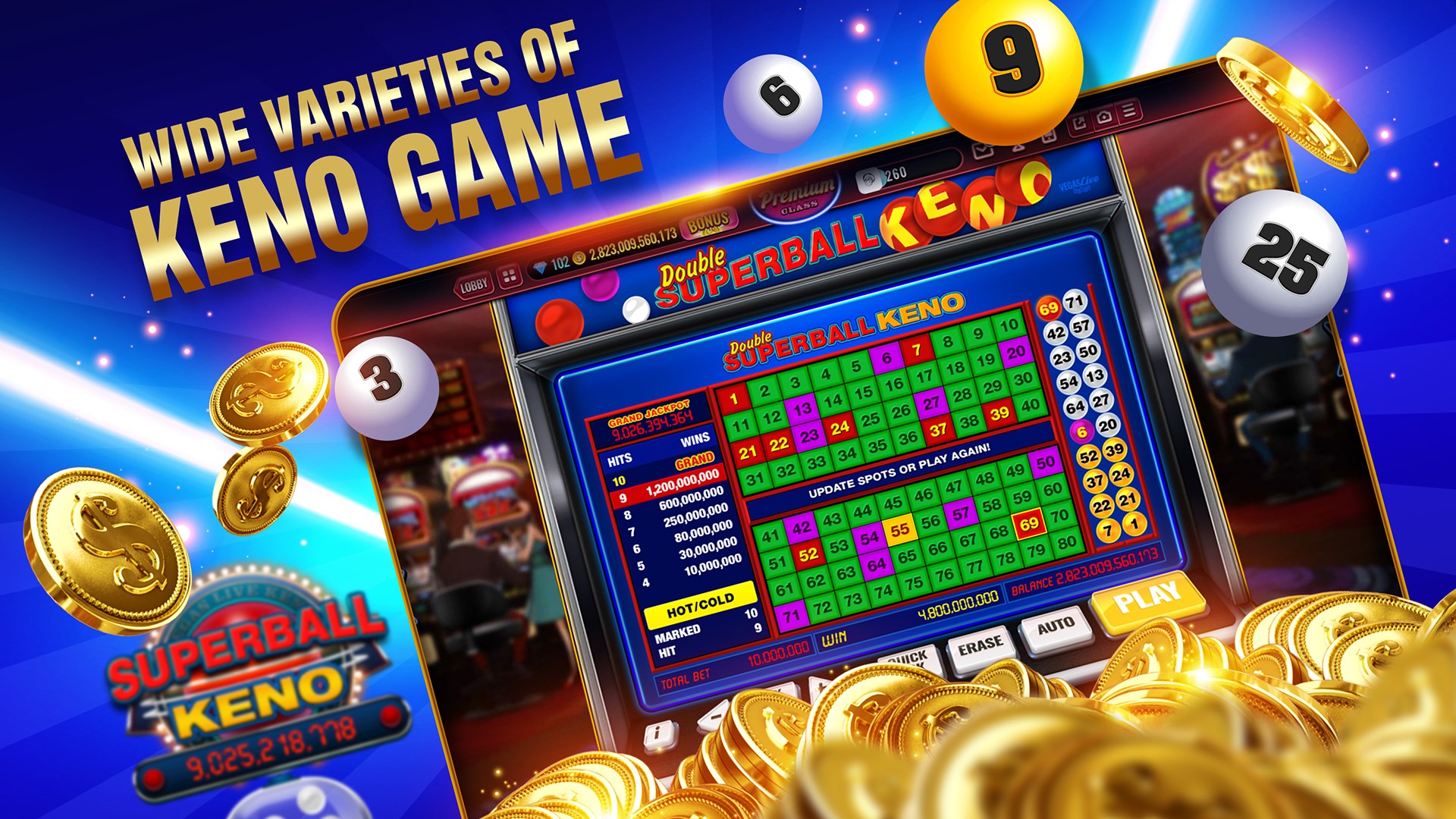 Captura de pantalla de Vegas Live Slots