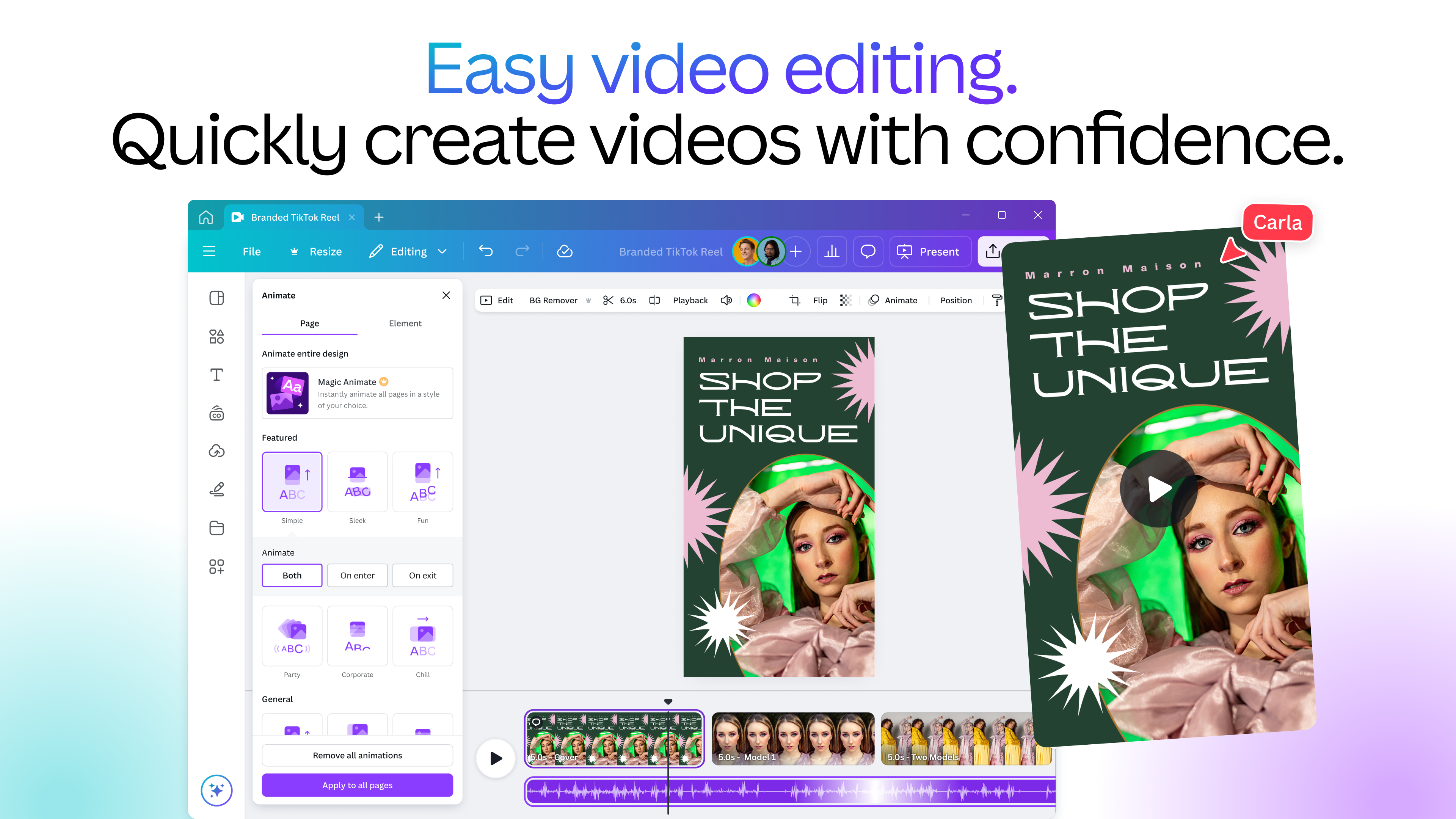 Canva screenshot