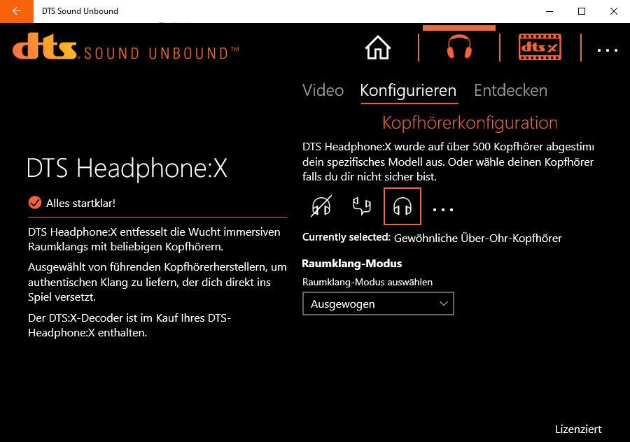 DTS Sound Unbound Screenshot