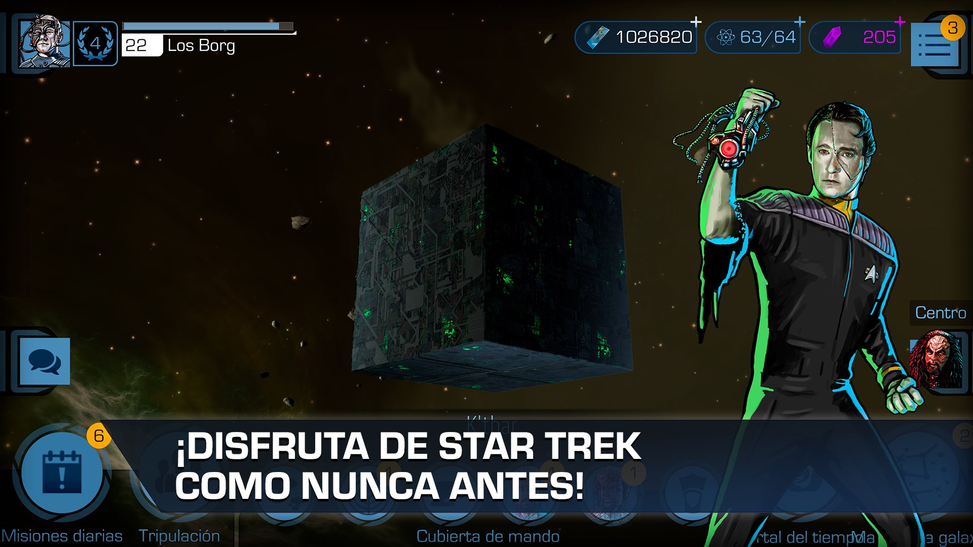 Captura de pantalla de Star Trek Timelines