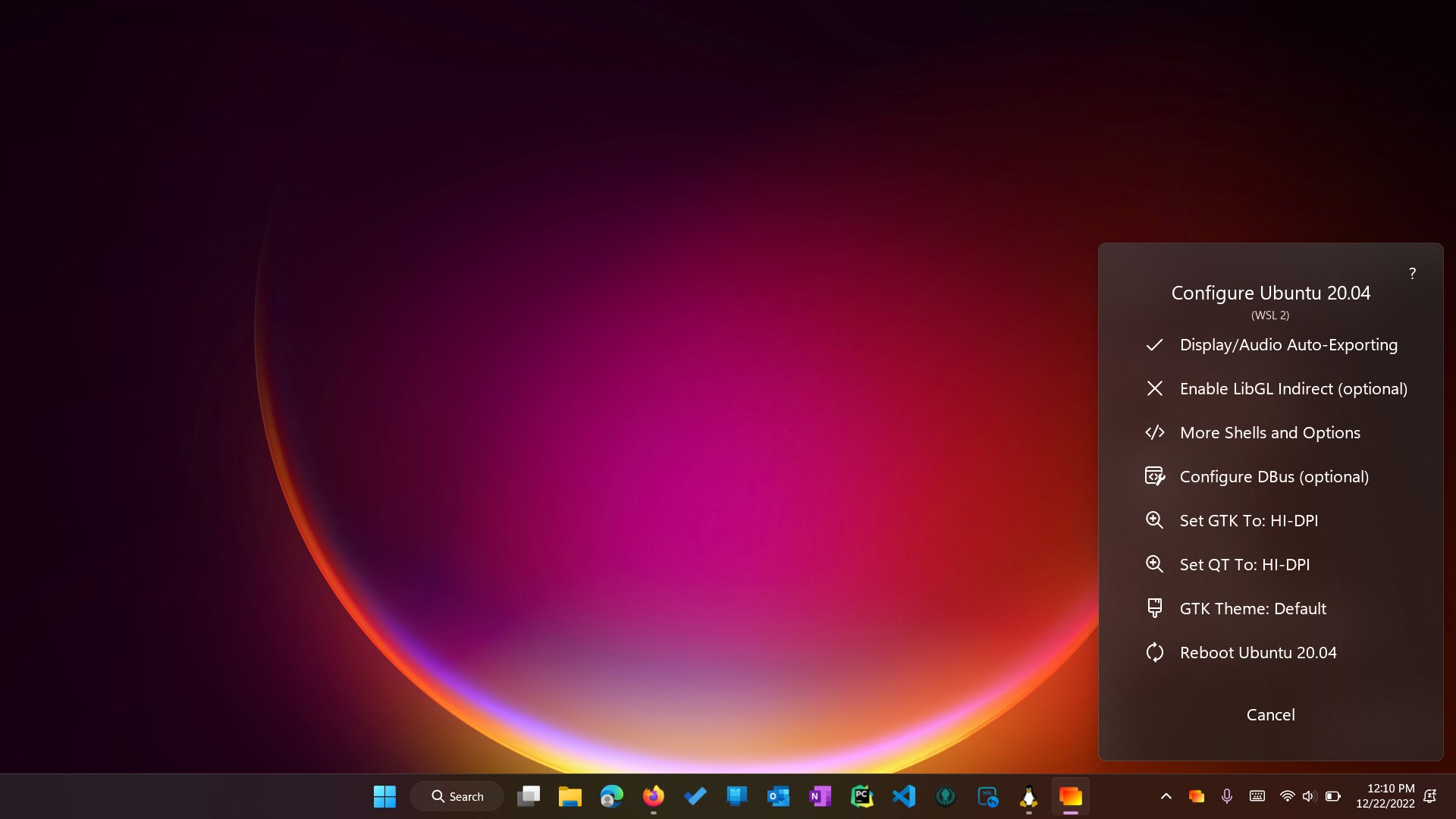 GWSL screenshot