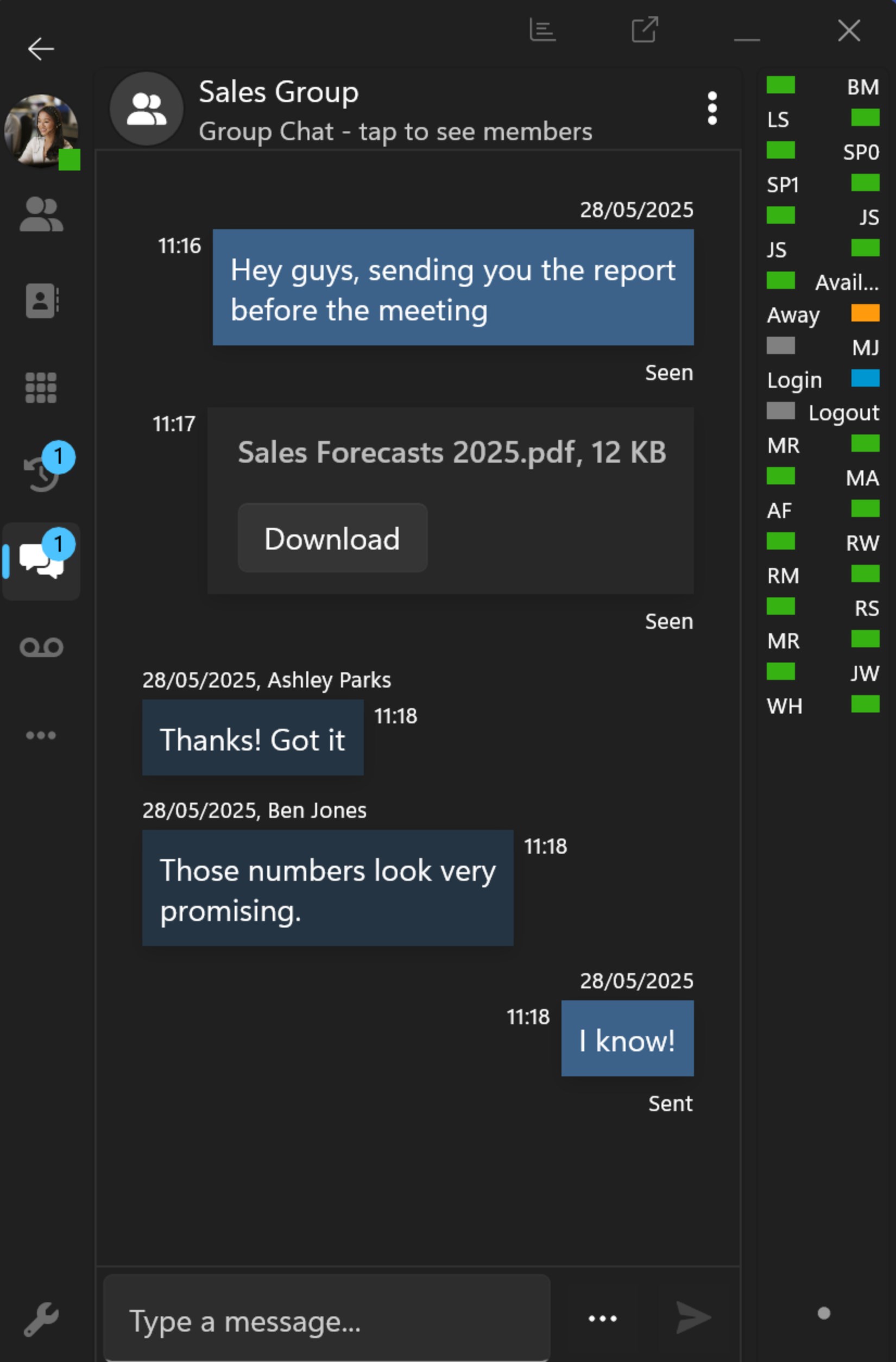 3CX screenshot
