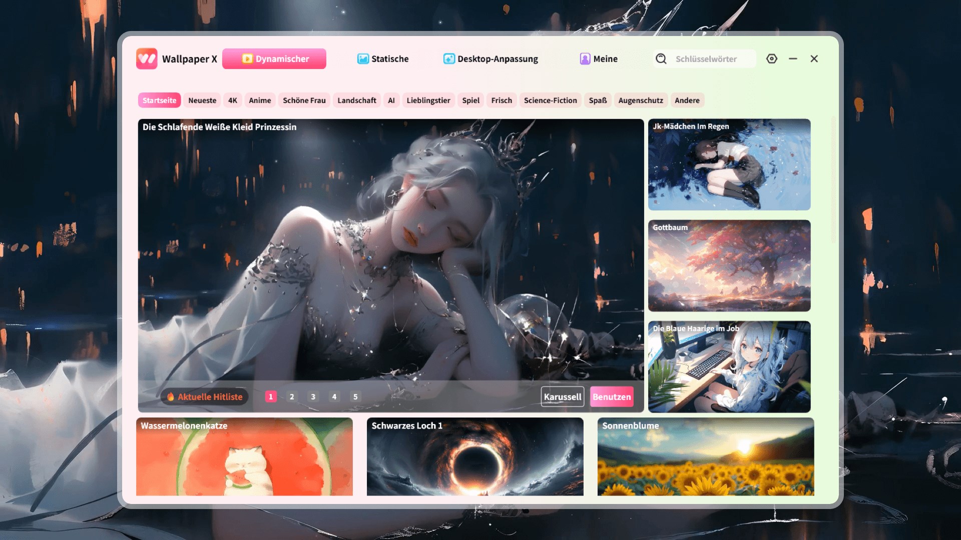 Wallpaper - Desktop Live Hintergrundbilder Screenshot
