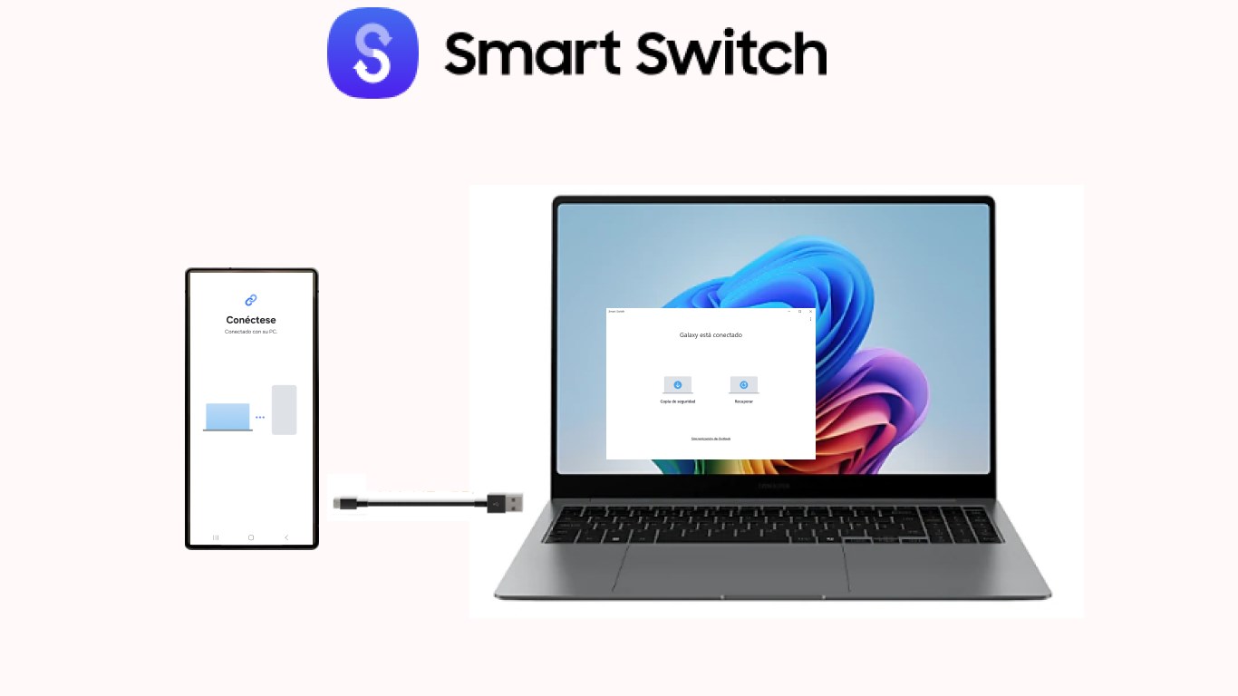 Captura de pantalla de Samsung Smart Switch