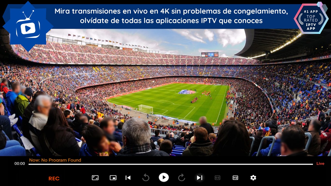Captura de pantalla de IPTV Smarter Pro: TV EN VIVO