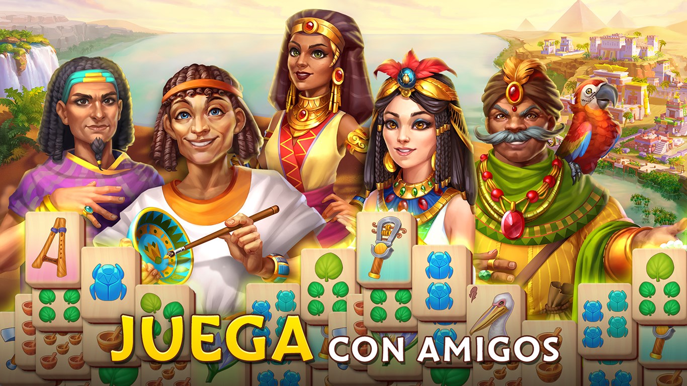 Captura de pantalla de Pyramid of Mahjong: Une fichas