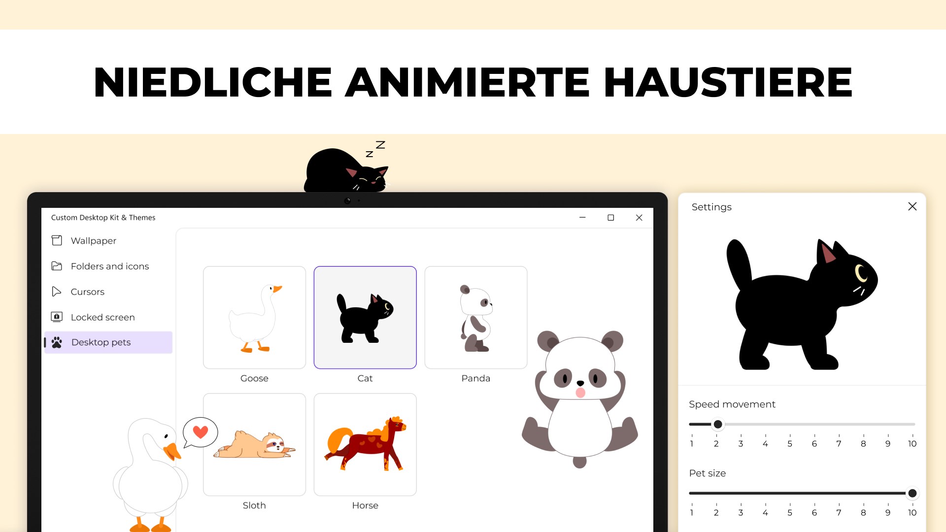 Desktop Hintergrundbilder - Cursor Anpassung Screenshot