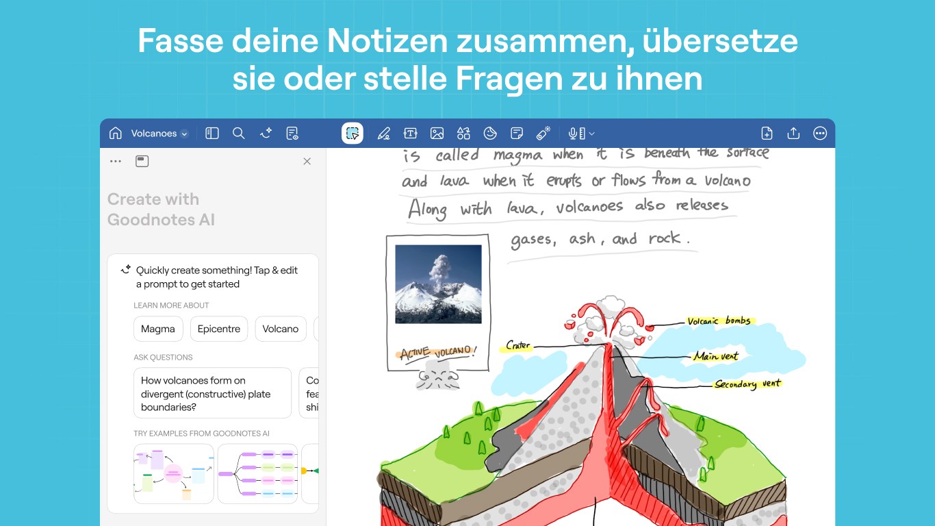 Goodnotes: KI Notizen, Doks Screenshot